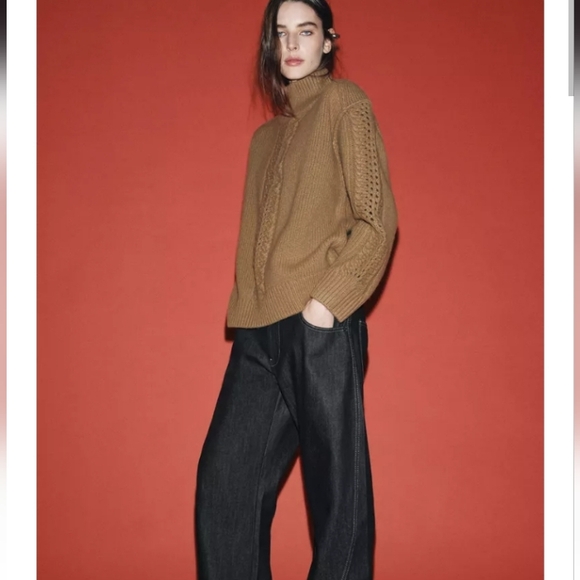 Zara 100% Wool  Sweater - Picture 6 of 7